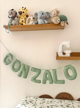 Nombre personalizado crochet