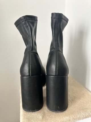 Botines elásticos plataforma negros
