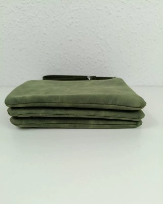 Bandolera Multibolsillo Verde Oliva y Marrón