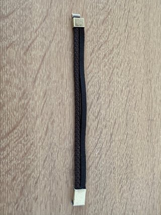 Pulsera de cuero trenzado para hombre