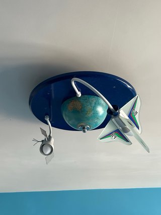 Lámpara Techo Bola del Mundo
