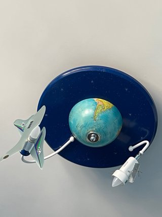 Lámpara Techo Bola del Mundo