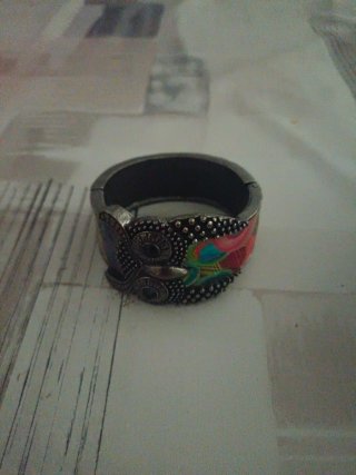 Pulsera Búho Multicolor y Plateada