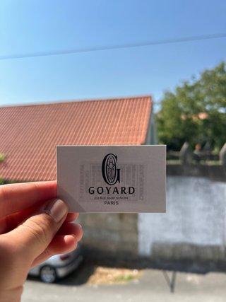 Tarjetero Goyard Negro