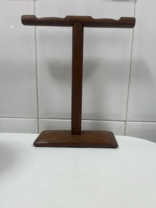 Soporte madera auriculares
