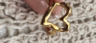 Anillo Corazón Dorado