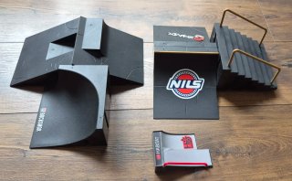 Rampas Skatepark Mini Finger Skateboard