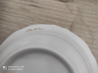 12 Ciotoline Bavaria Porcellana Oro
