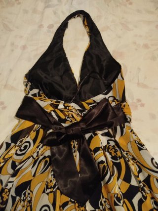 Vestido Talla 38 Estampado Geométrico