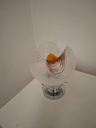 Lampada vintage vetro e metallo