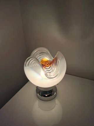 Lampada vintage vetro e metallo