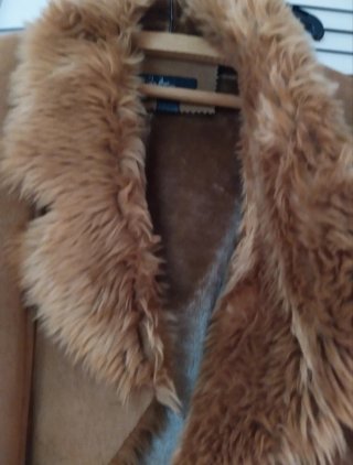 Abrigo largo Zara efecto ante