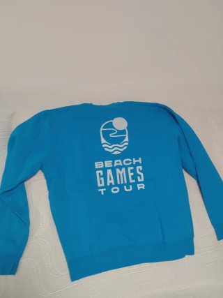 Sudadera azul Beach Games Tour