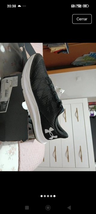 Zapatillas Under Armour Mujer Negras Blancas