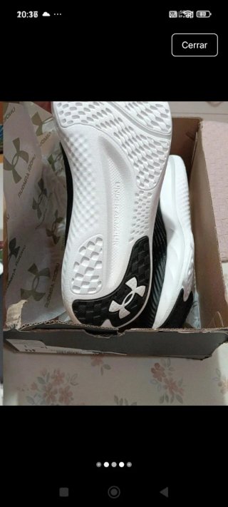 Zapatillas Under Armour Mujer Negras Blancas