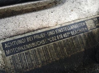 Motor completo volkswagen cbz polo 1.2 devzp190574