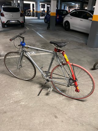 Bicicleta Fixie Gris