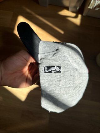 Gorra Chicago Bulls New Era Gris/Negro