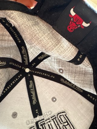 Gorra Chicago Bulls New Era Gris/Negro