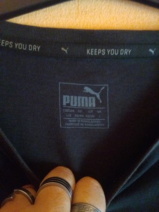 Camiseta Puma Talla L Negra