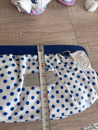 Neceser Hello Kitty Lunares Azul y Blanco