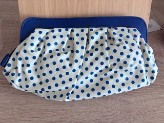 Neceser Hello Kitty Lunares Azul y Blanco