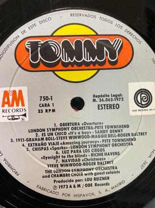 Vinilo Tommy The Who
