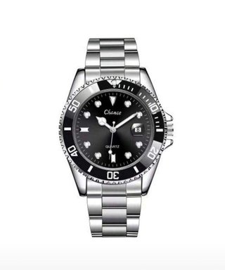 Reloj Chance Hombre Negro/Plata