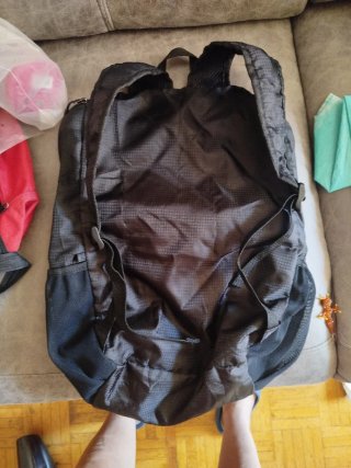 Mochila impermeable negra