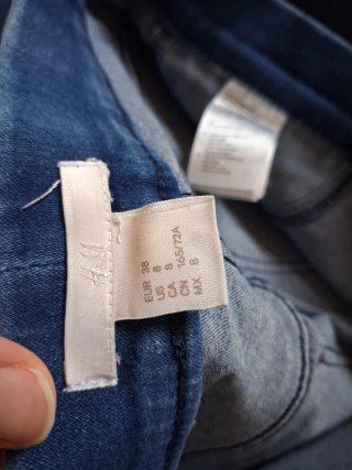 Jeggings H&M Blu Scuro Elasticizzati