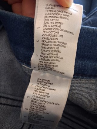 Jeggings H&M Blu Scuro Elasticizzati