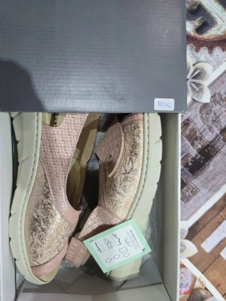Sandalias Saguy's Piel Beige y Rosa