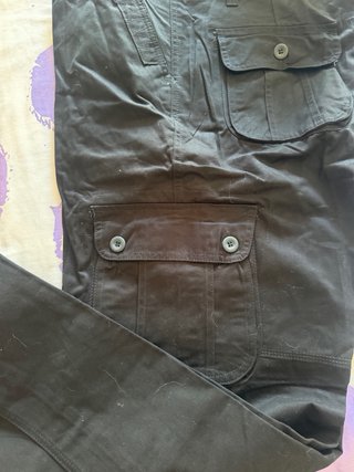 Pantalón Cargo Negro Talla 44