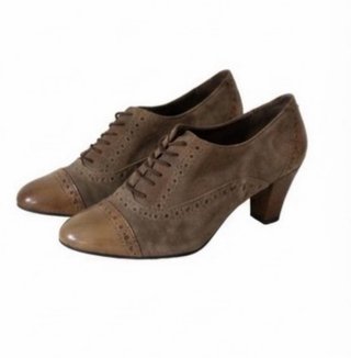 Zapatos Oxford Tacon T40 Marrón y Negro