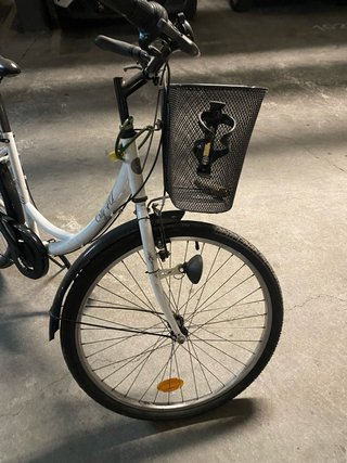 Bicicleta de paseo blanca 26” 6 marchas/cambios