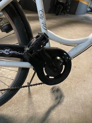 Bicicleta de paseo blanca 26” 6 marchas/cambios
