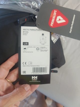 Parka Helly Hansen Arctic Negra Talla M