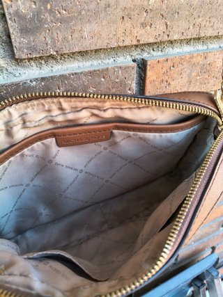 Bandolera Michael Kors Jet Set Marrón/Dorado