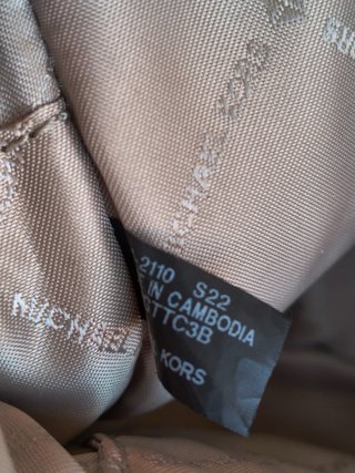 Bandolera Michael Kors Jet Set Marrón/Dorado