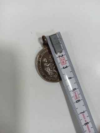 Medalla religiosa Antigua de plata