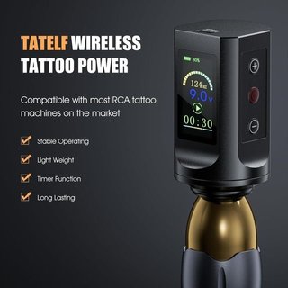 Máquina Tatuaje Inalámbrica TATELF, Kit Completo.