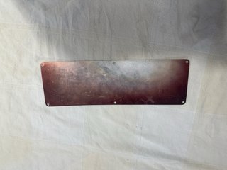 Placa Metálica Vintage Junyent Tarrasa España