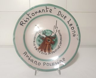 Piatto del Buon Ricordo Ristorante Due Leoni 1979