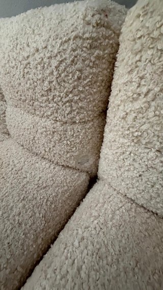 Sofá modular borreguito beige, tiene 9 meses.