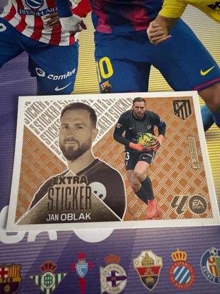 Cromo Extra Jan Oblak Panini Liga Este