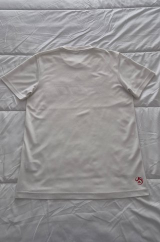 Camiseta Adidas F50 blanca con letras rojas