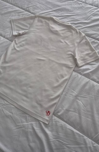 Camiseta Adidas F50 blanca con letras rojas