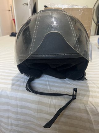 Casco Piaggio Negro con Visera