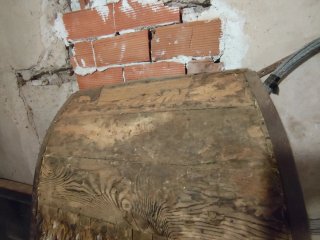Trillo antiguo de madera