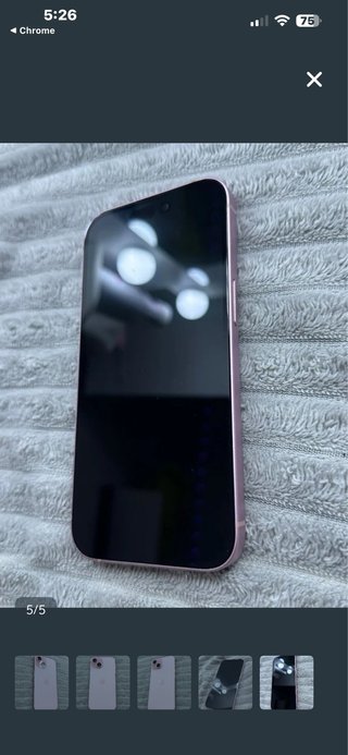 iPhone 15 Rosa 128GB Impecable